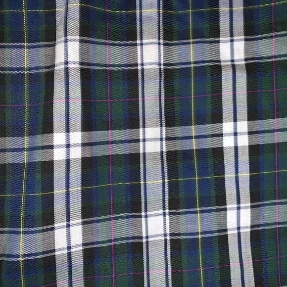 Orvis Women's Dark Green Plaid Button-Up Long-Sleeve Collar Shirt Size: 4 - Picture 12 of 12